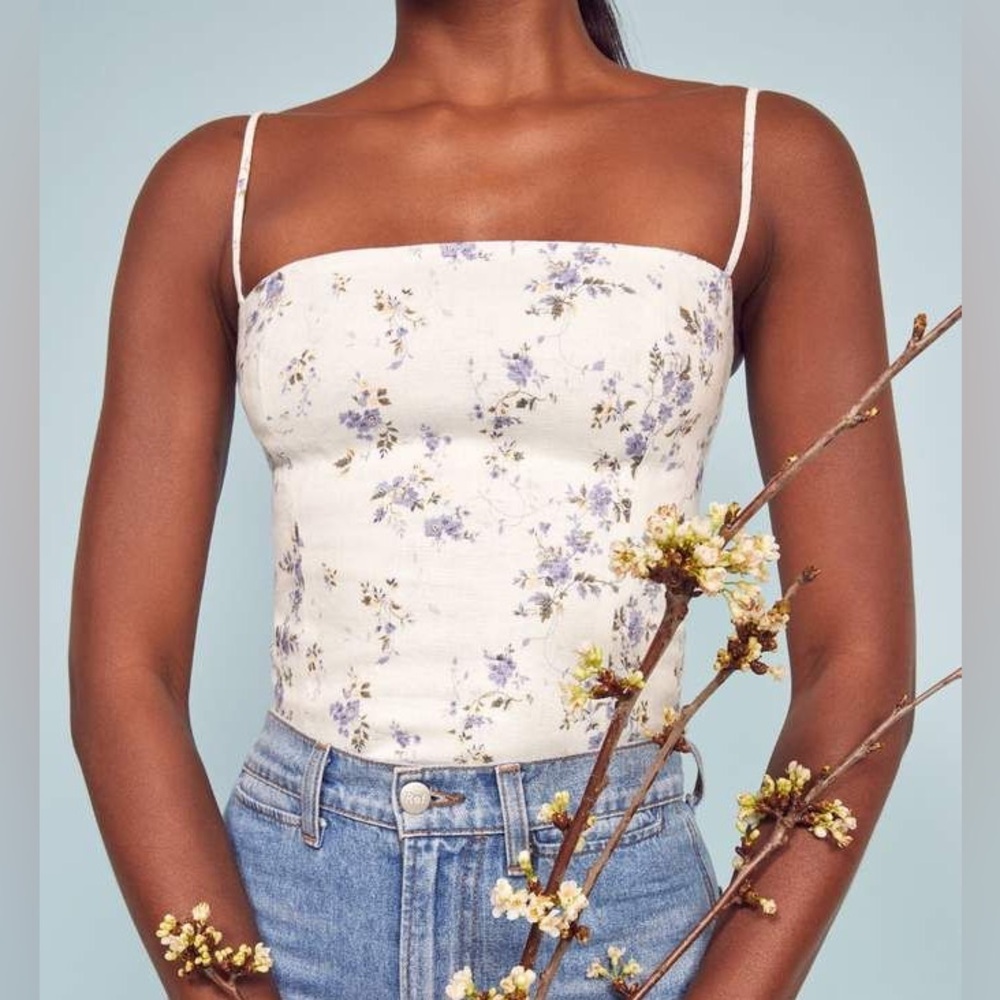 Reformation Overland Linen Top 2